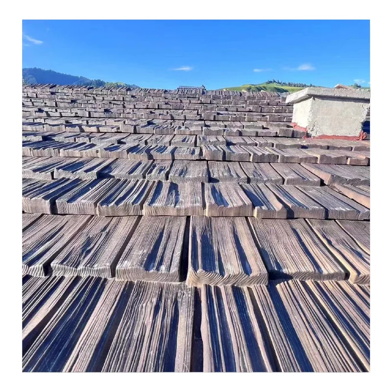 Wholesale Modern Style Durable Simulation Wood Tile Roof