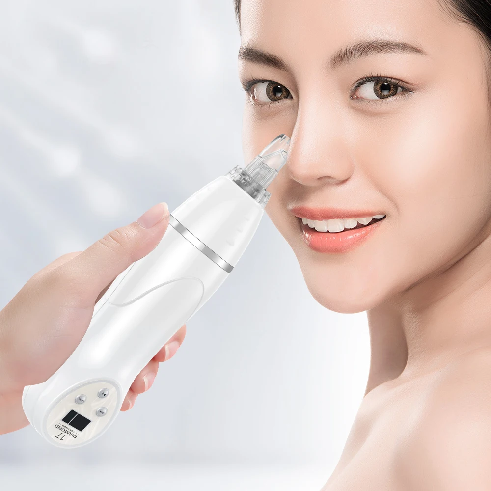 New Arrivals Dermabrasion Blackhead Remover Vacuum Suction Facial Pore Cleanser Electric Acne Comedone Extractor Kit Device