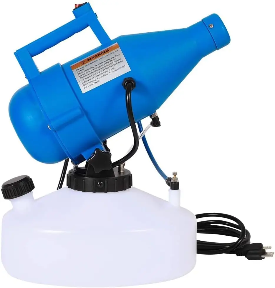 4.5L (1.2 Gallon) Electric Portable Fogger Sprayer Machine Cold Fogger Machine Spraying Distance 30ft
