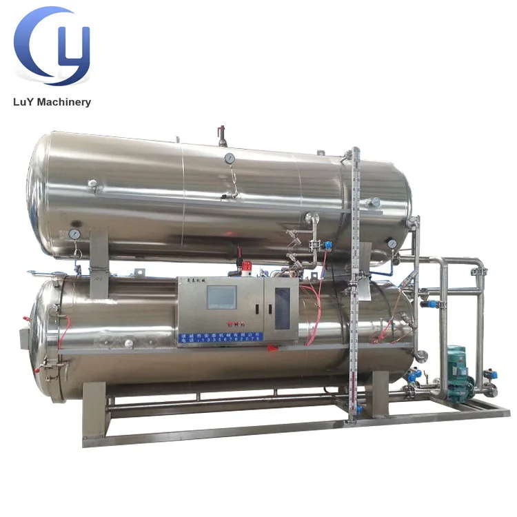 Hot Sale Professional Lower Price double tank retort machine automatic sterilization autoclave for sale
