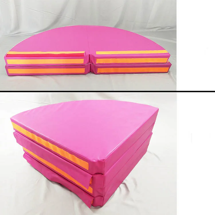 High quality and low price round pole dancing impact foldable pad