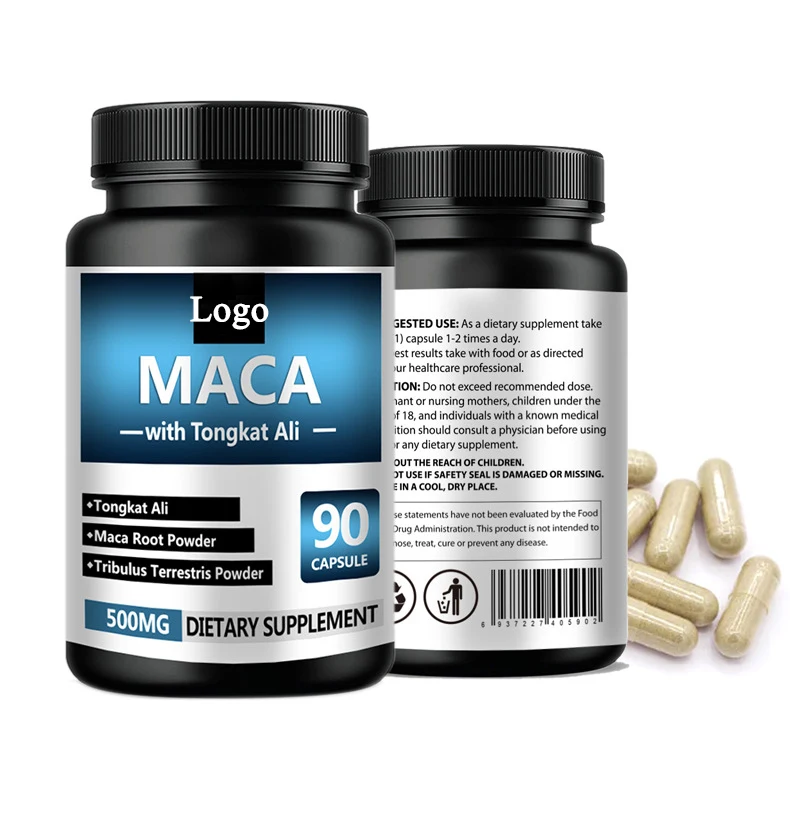 Men power Black maca root ultimate capsule Curve extreme maca pills capsules