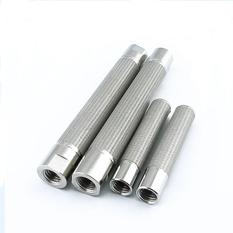 10 micron Gas Sampling Probe Stainless Steel Metal Sintered Filter