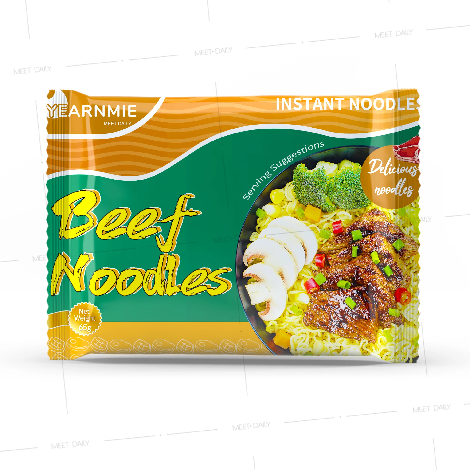 Chinese Wholesale halal haccp Ramen Noodles Factory Price Delicious Soup Spicy INDOMI Flavor Bag Chicken Instant Pasta Noodles