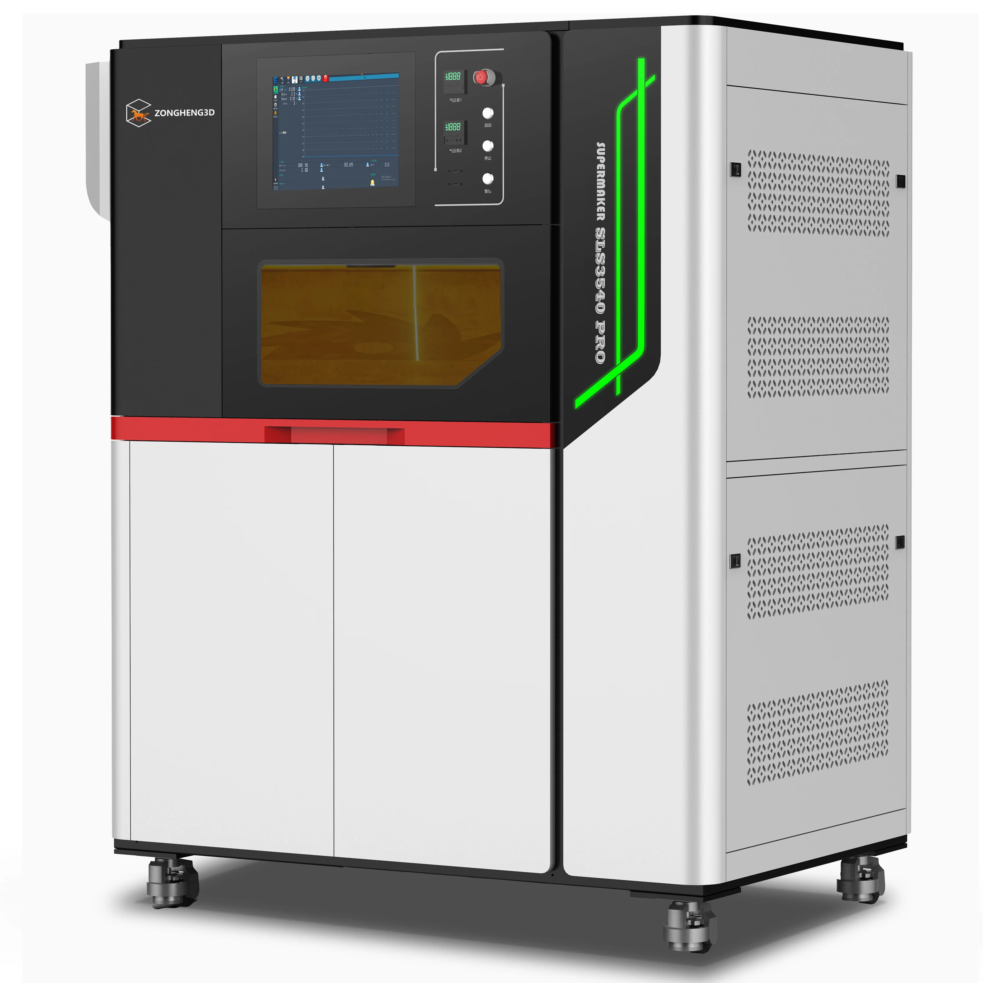 SLS 3540 Pro Industrial 3D Printer with High Precision and Advanced Laser Sintering Technology