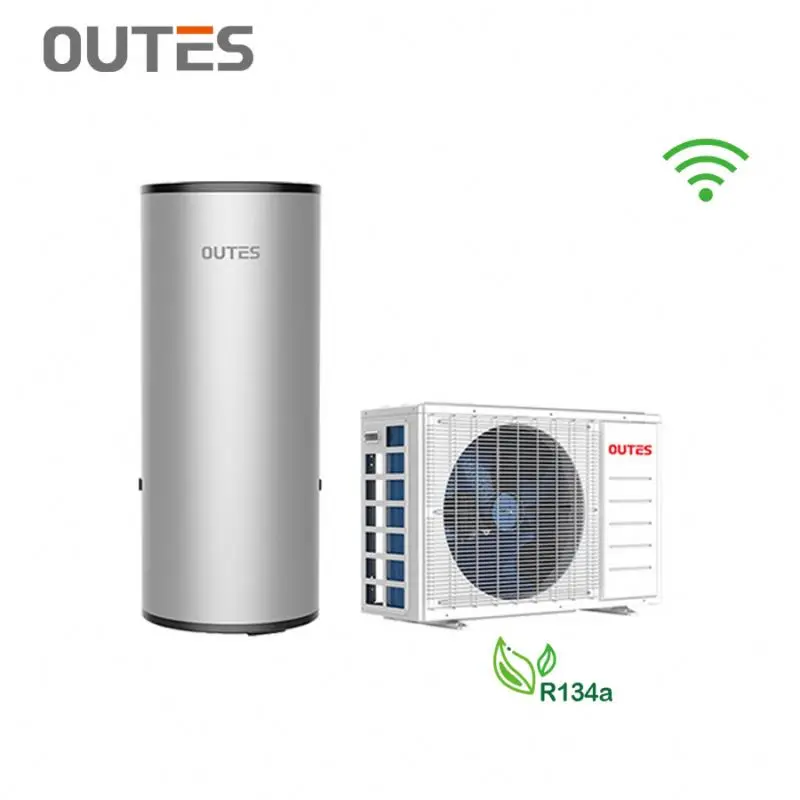 500L air source central hot water water heater heat pump