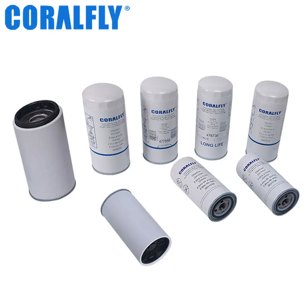 Coralfly Truck Diesel Engine Oil Filter 2914984700 21707133 1501002 1536454 1533831 LF17503 21707133 477556 For Volvo