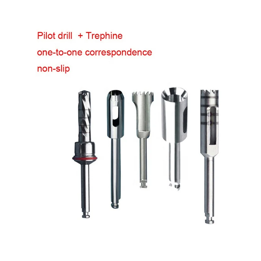 Contra-angle Trepan Soft Tissue Punch Dental Implant Fixture Removal Trephine Drill on Sale