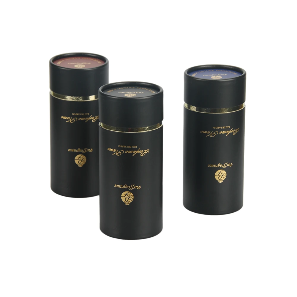 High Quality Printing Hot Stamping Packaging Cardboard Cylinder Round Paper Tube With Custom Lid
