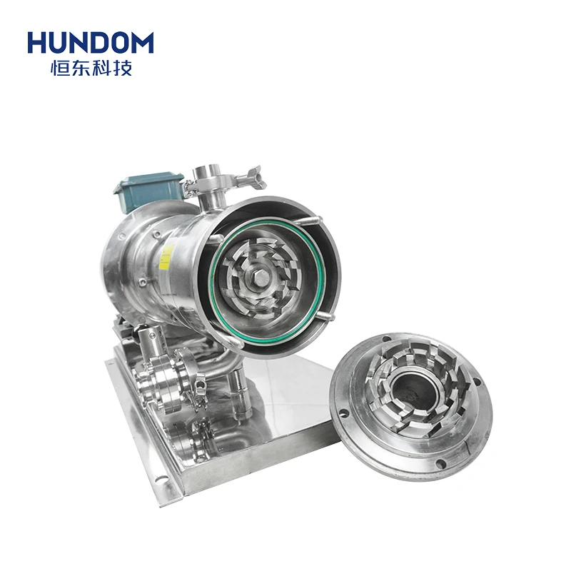 Food grade inline emulsify pump high shear mixer homogenizer pump for oils, shampoo, cosmetics