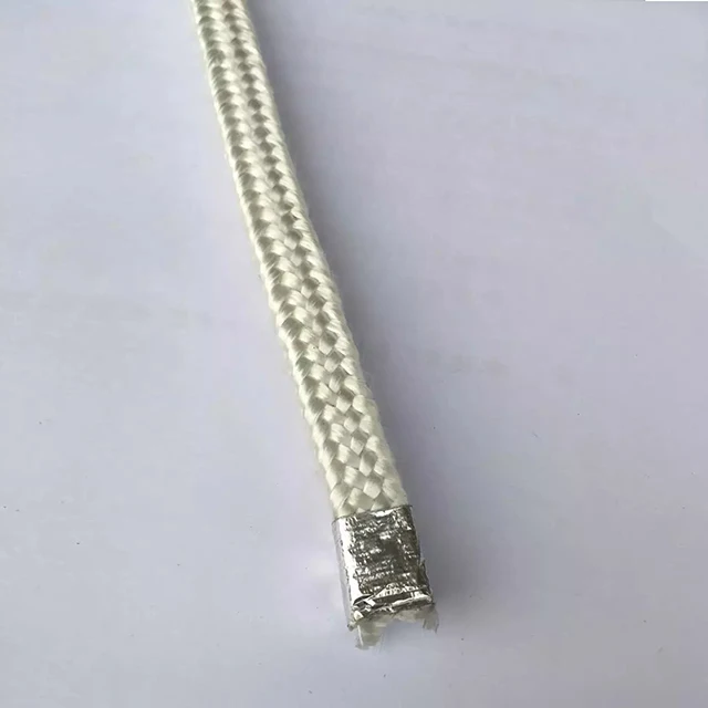 High Temperature fiberglass packing textured glass fiber square sealing cord fiberglass braided square rope