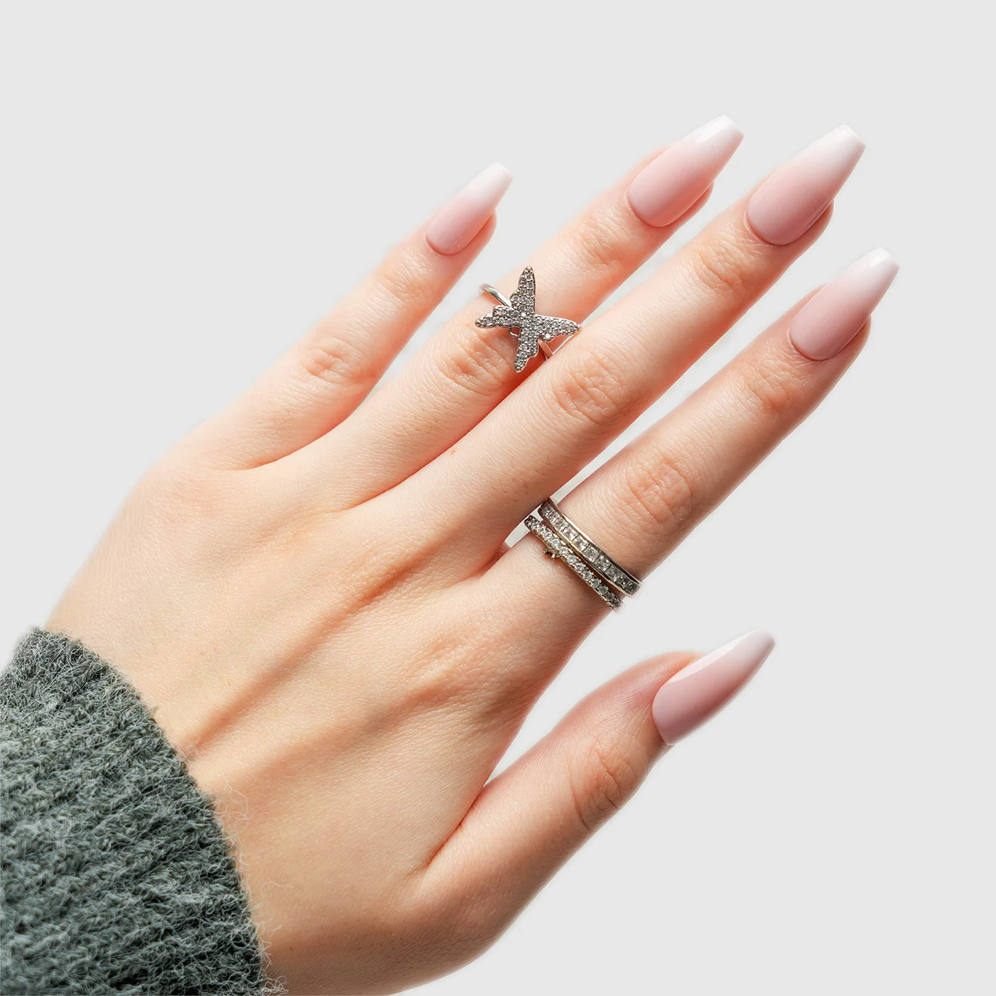 OEM/ODM manufacturer private label nail full cover acrylic fake artificial nails press on for Salon like women nail