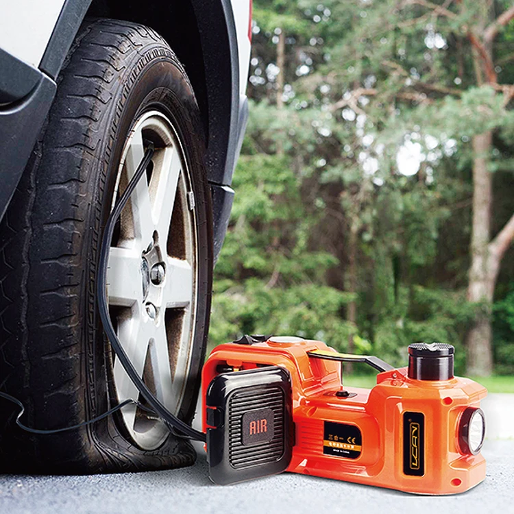 
3 IN 1 CE ROHS Certified DC 12V Electric Impact Wrench & 5 Ton Electric Hydraulic Car Jack 