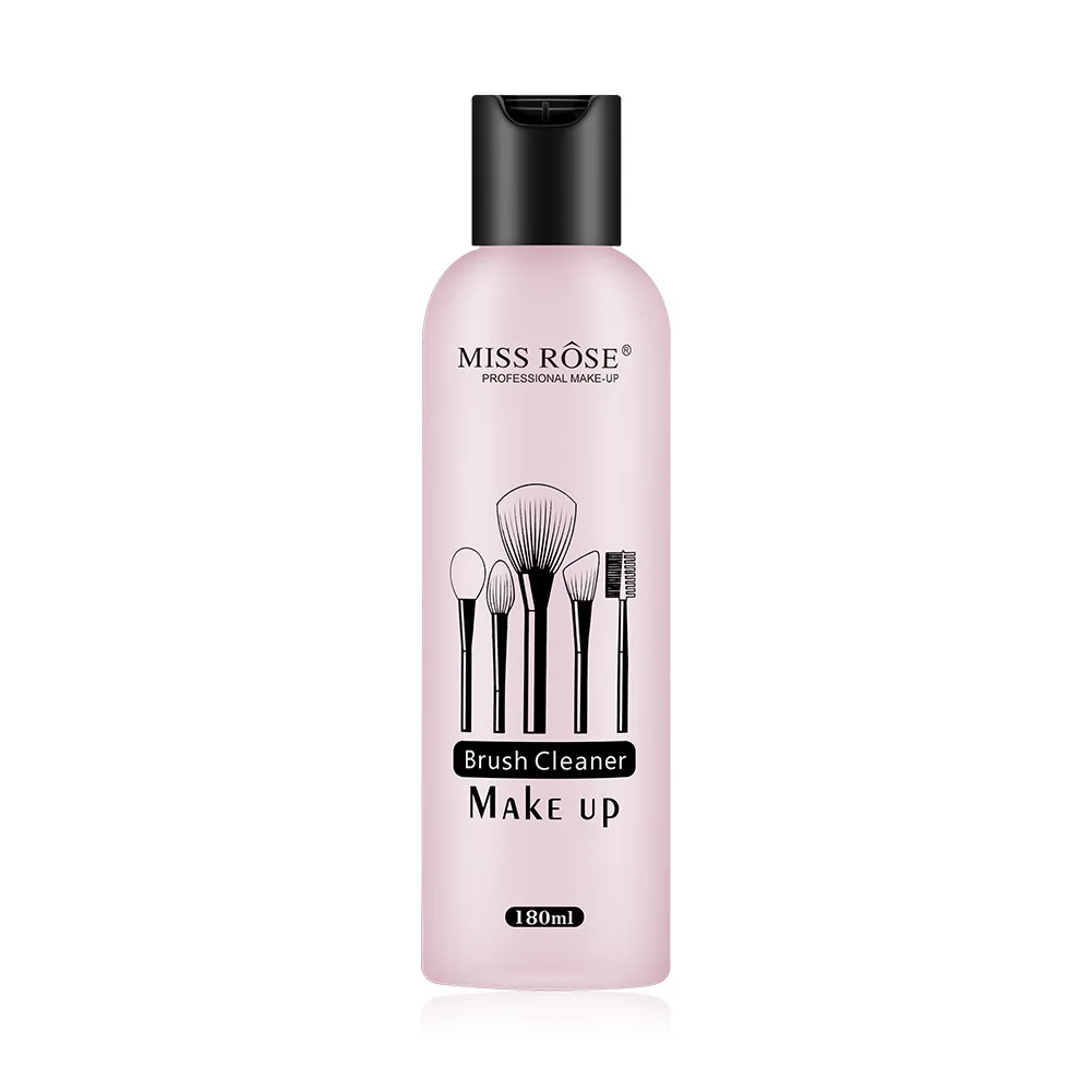 MISS ROSE 180 мл Кисть для макияжа очиститель с нажимным переключателем дизайн бутылки сильное аварийное средство без остатков пудры жидкость