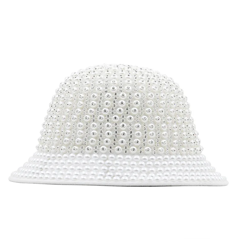 Most Popular and Hot Selling Disco Fisherman Hat New Party Decoration Pink Sequins Silver Hat