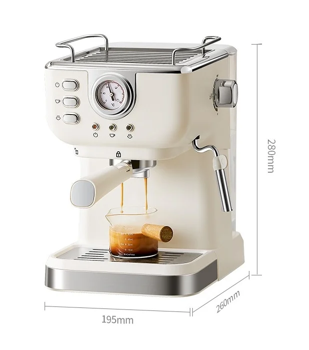 Italian High Pressure Steam Milk Foam Coffee Machine Semi Automatic for Home Office Hotel espresso machine italian