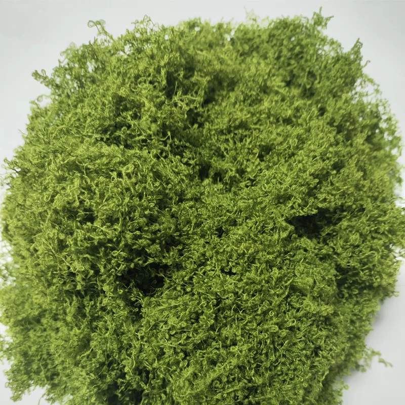 Wholesale Artifical Green Moss Grass Wall Artificial Moss Rocks Decorative Preserved Moss Set Green For Decoration