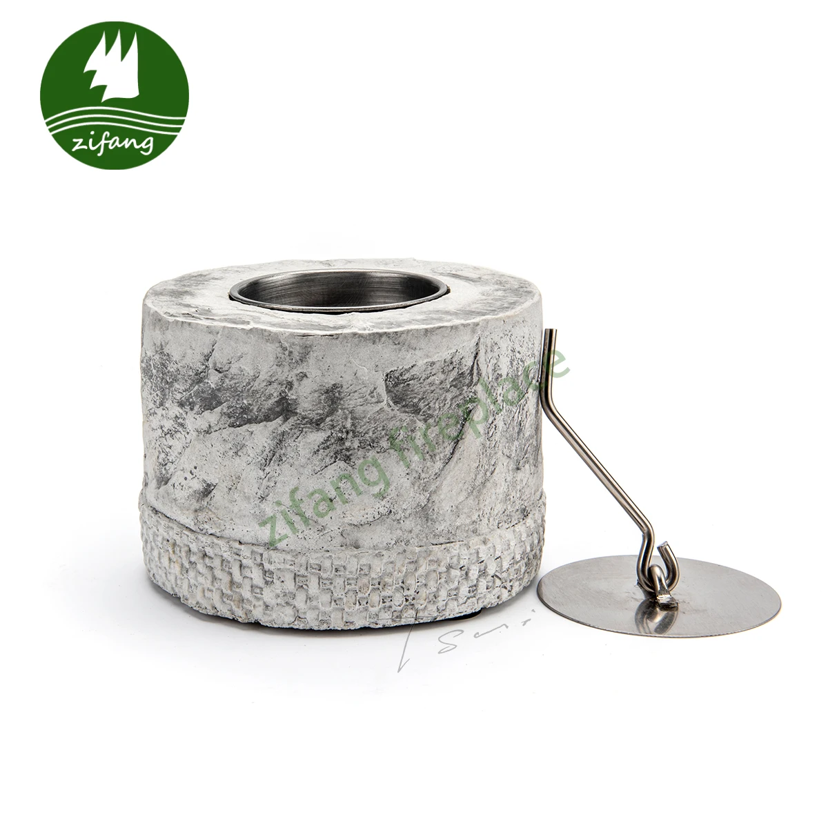 2023 New Design Western hot selling Concrete Mini Tabletop table top Portable Bio-ethanol Alcohol Fire place burner Fireplaces