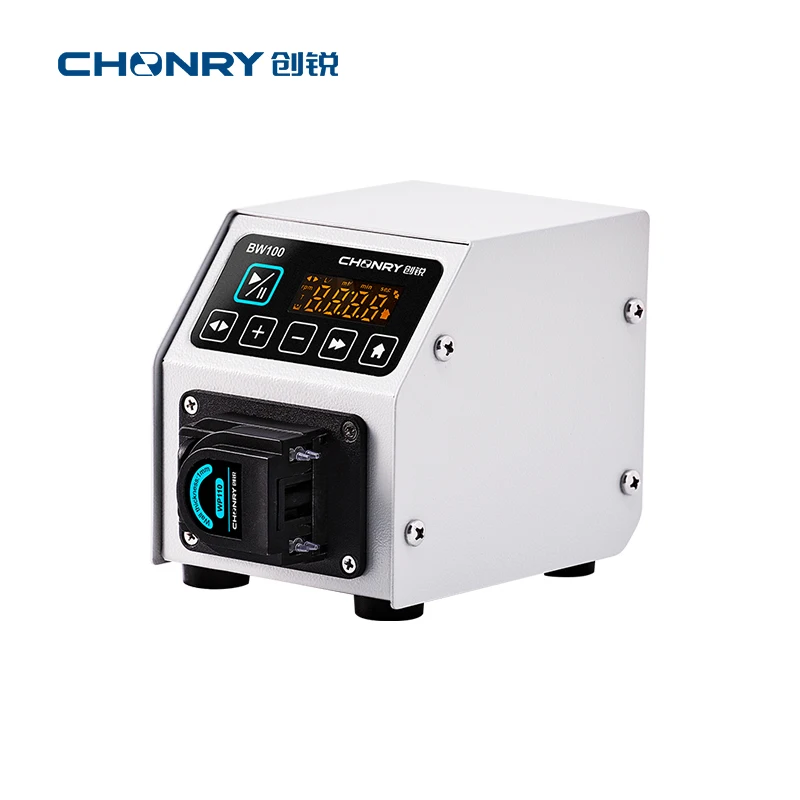 CHONRY BW100 базовый цифровой трансмиссионный перистальтовый насос 220 В мини низкопоточный микро металлический материал