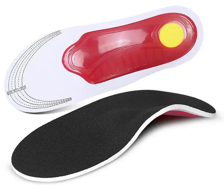 F0209 Hot 3D Arch Support Flat Feet Women Men Orthopedic Relief Foot Pain Shoe Pad Inserts Orthotic High Arch Support EVA Insole