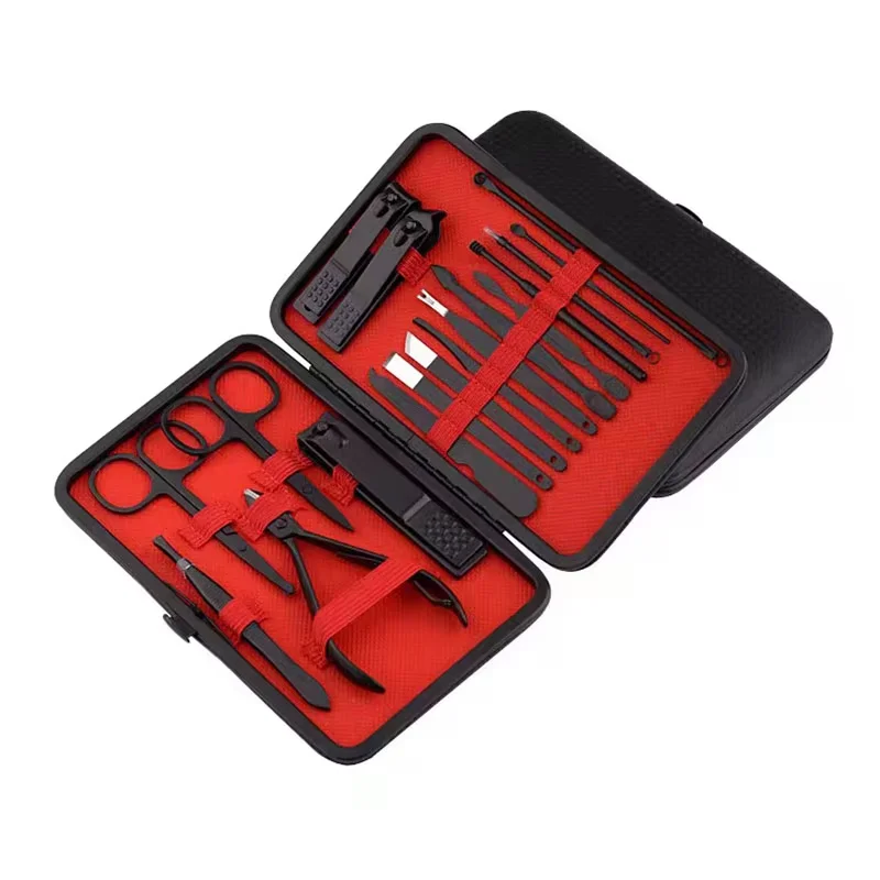 Professional Mini Nail Care Salon Set Beauty Tools Pedicure Scissors Cutter Kit Box Packaging Manicure File Pedicure File