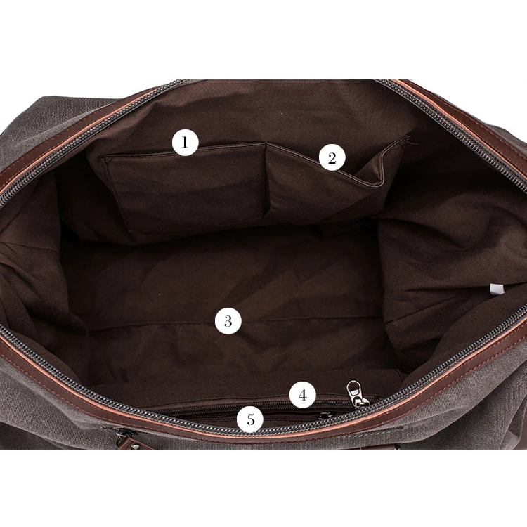 Big Capacity travel canvas duffle spend the night bags luggage travel canvas duffle suitcase