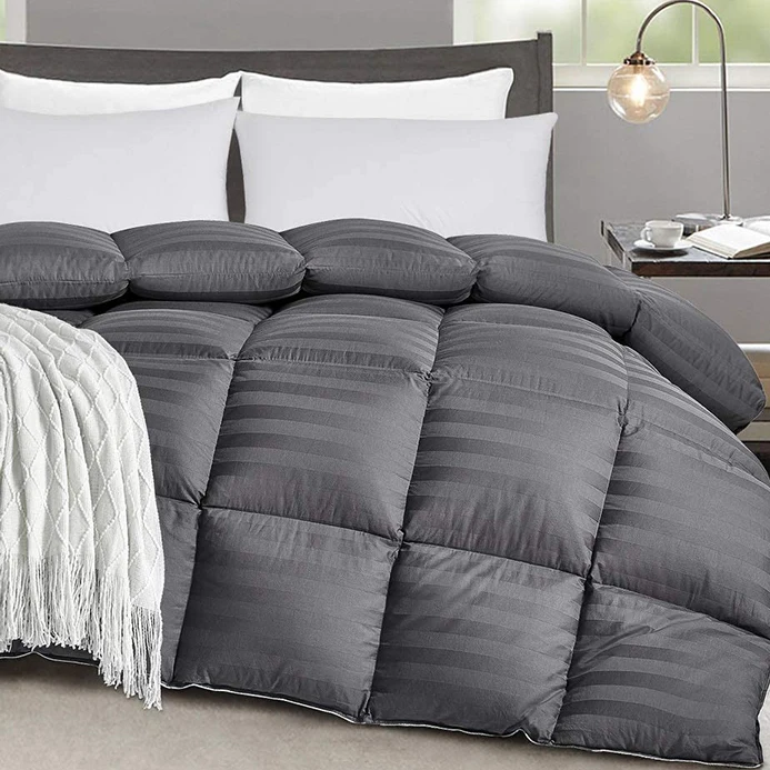 factory supplier amazon hot sale classic Winter Quilt Goose Down 100 cotton duvet