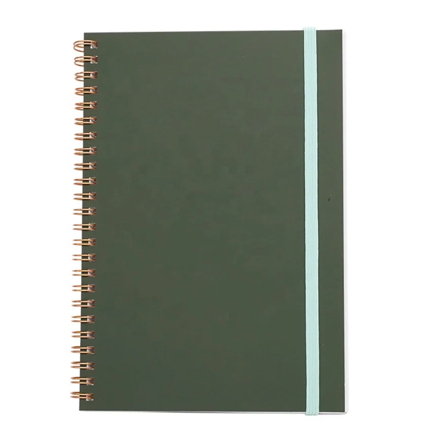 Wholesale Semanal Diaries Custom Notebook A5 Spiral Planner