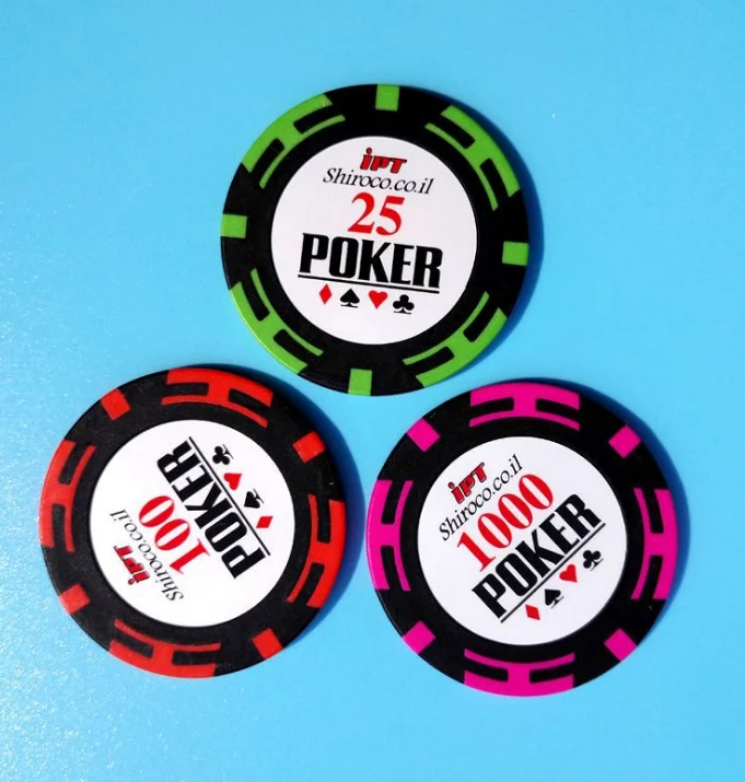 Clay poker chip token jetton
