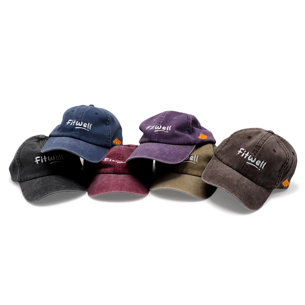 Low Profile High Quality Baseball Caps Washed Embroidery Logo Custom Dad Hat