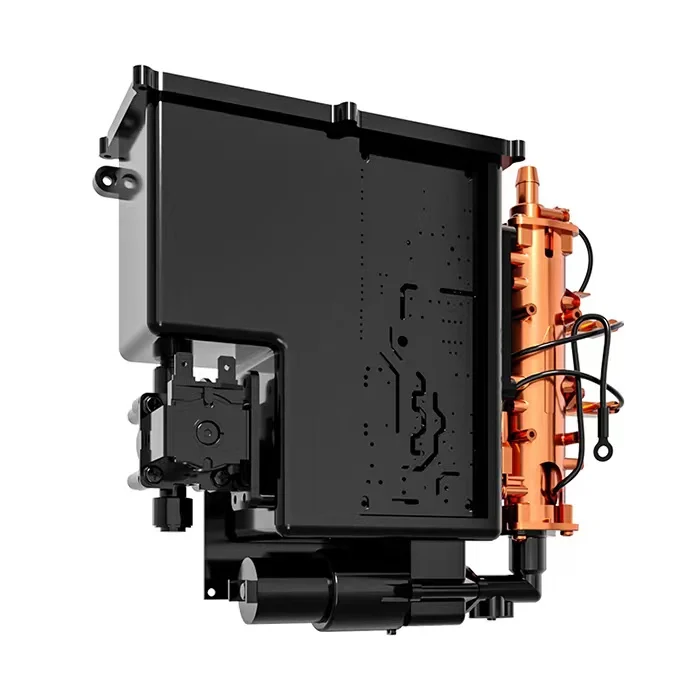 Kitchen Wall-Mounted Hot & Cold Stainless Steel Water Dispenser Built-in Filtered Sparkling Water System for Household Use