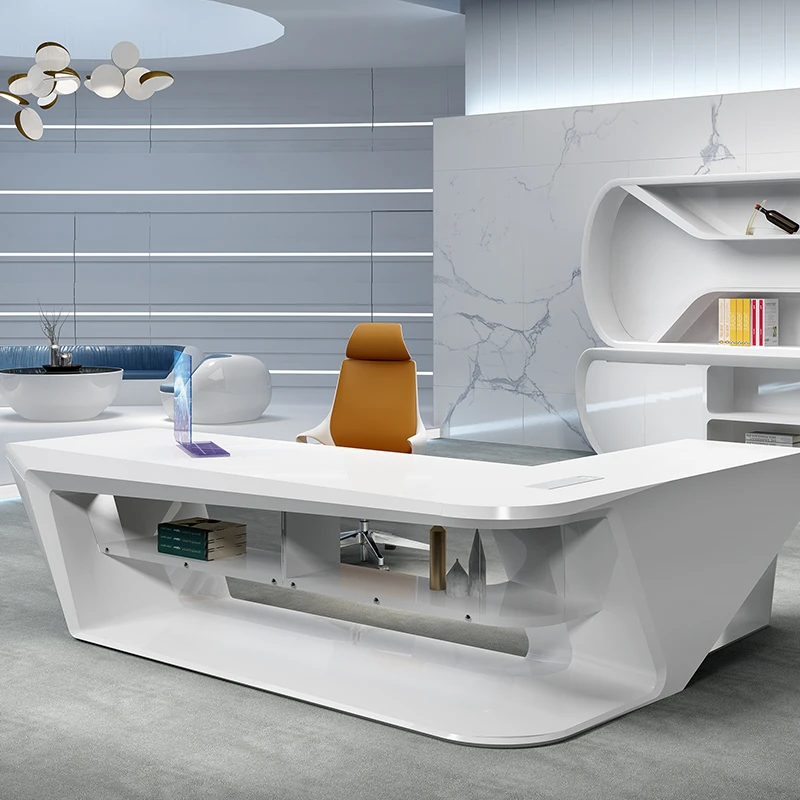 Paint escritorio office furniture manager executive office desk table ceo luxury desk boss table for office