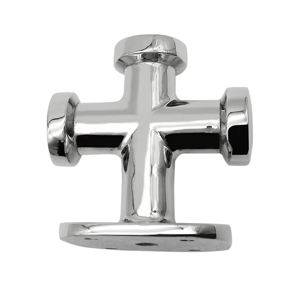 Factory Price AISI316 Stainless Steel Single Polish Mirror Surface Marine Hardware Single Bollard For Boat