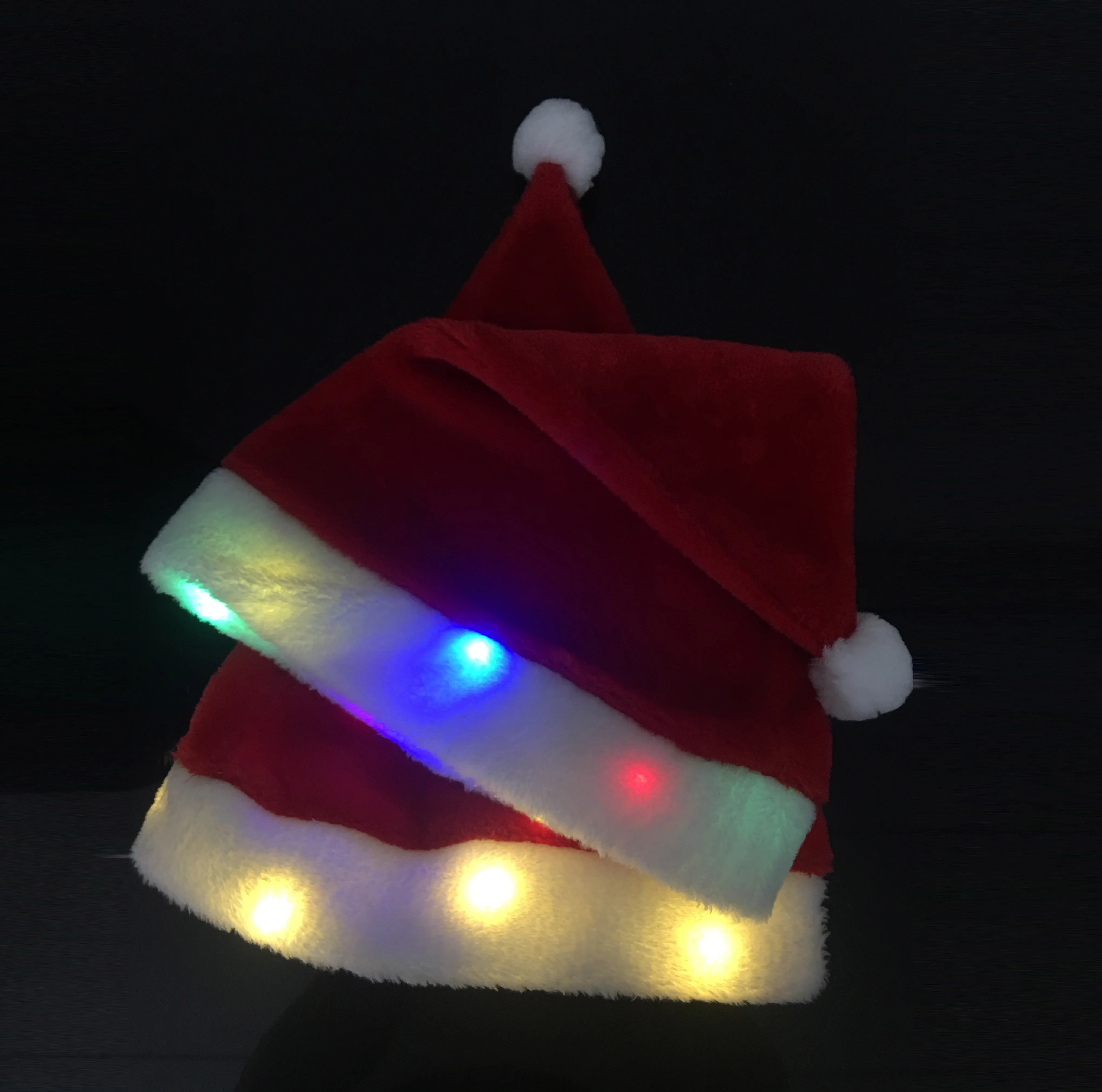 Led Christmas Hats LED Santa Hat Santa Claus Hat for Christmas Party Favors