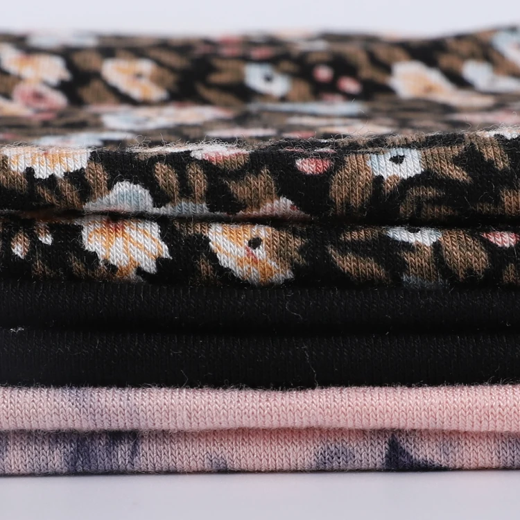 
Hot Sale 100% Rayon Custom Medium Weight Soft Plain Printed Viscose Rayon Jersey Fabric 