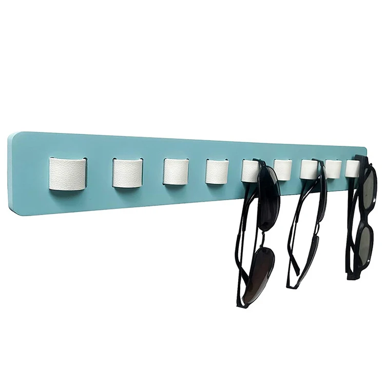 Wholesale Wooden Sunglasses Storage Holder Optical Store Eyeglasses Display Stand Wall Mounted Glasses Display Rack