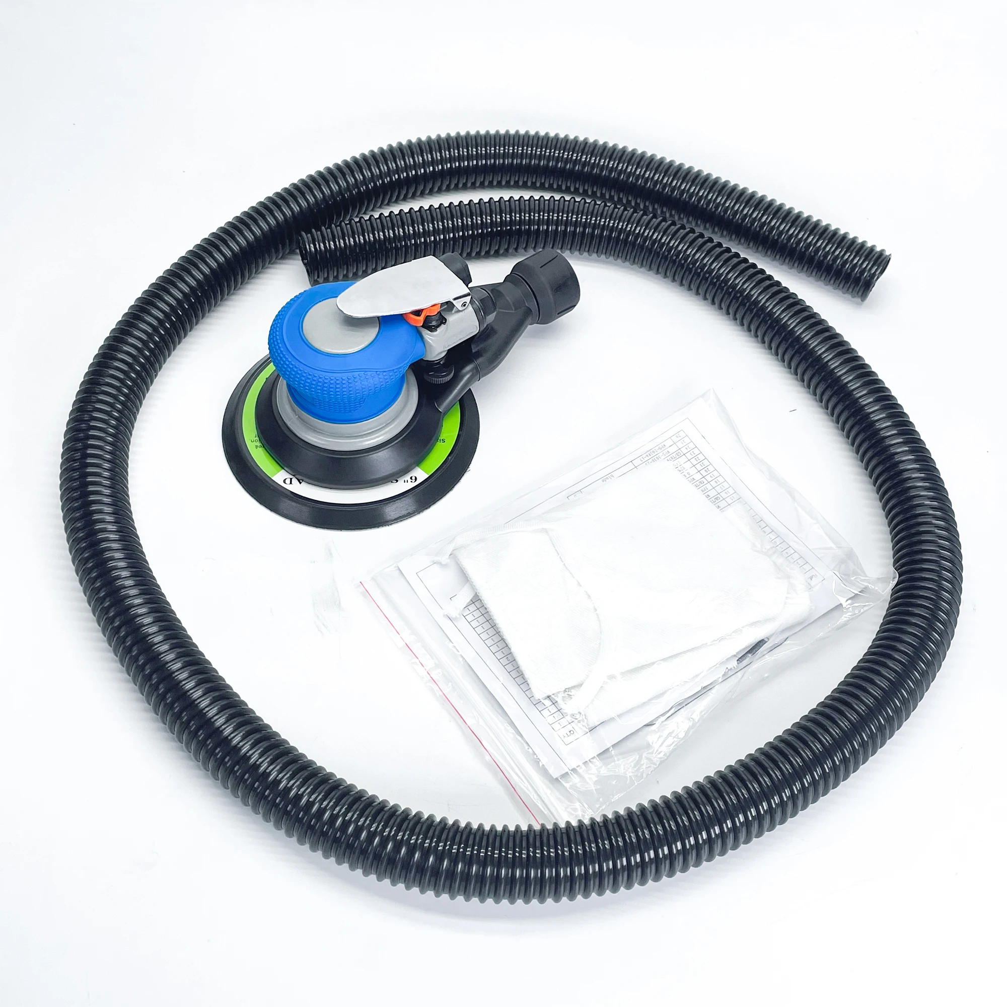 Body Shop Tools Car Sanding Machines 6inch Self Vacuum Air Orbital Palm Sander Pneumatic Sander