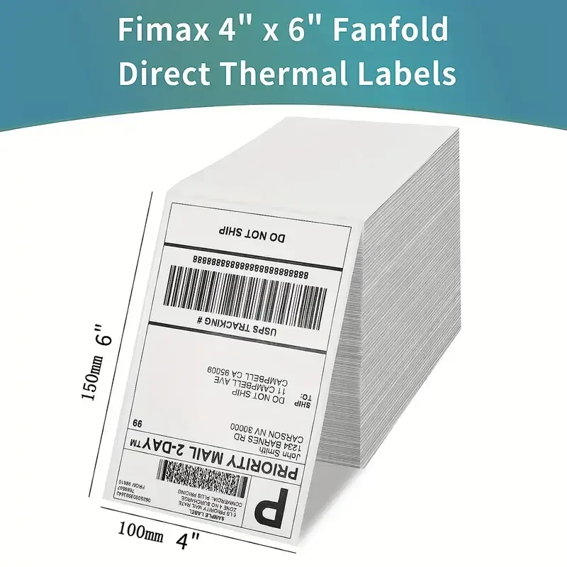 warehouse inventory sticker product sku identification asset tagging barcode tracking QR code outer packaging label sticker