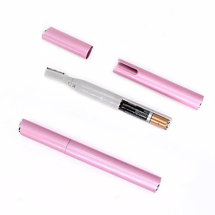 Hot Sale Portable Safety Mini Electric Shaving Pen Hair Remover clipper Razor Scissors Kit For Lady Eyebrow Shaping Trimmer