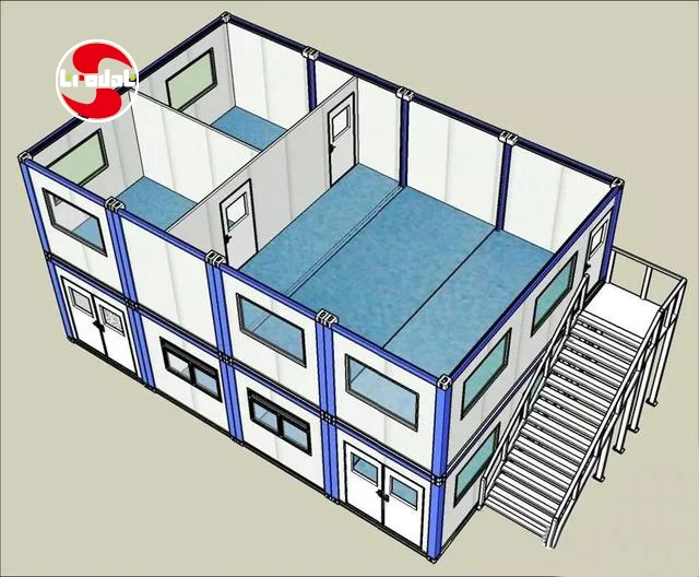 Customized Prefab Container House for Construction Site