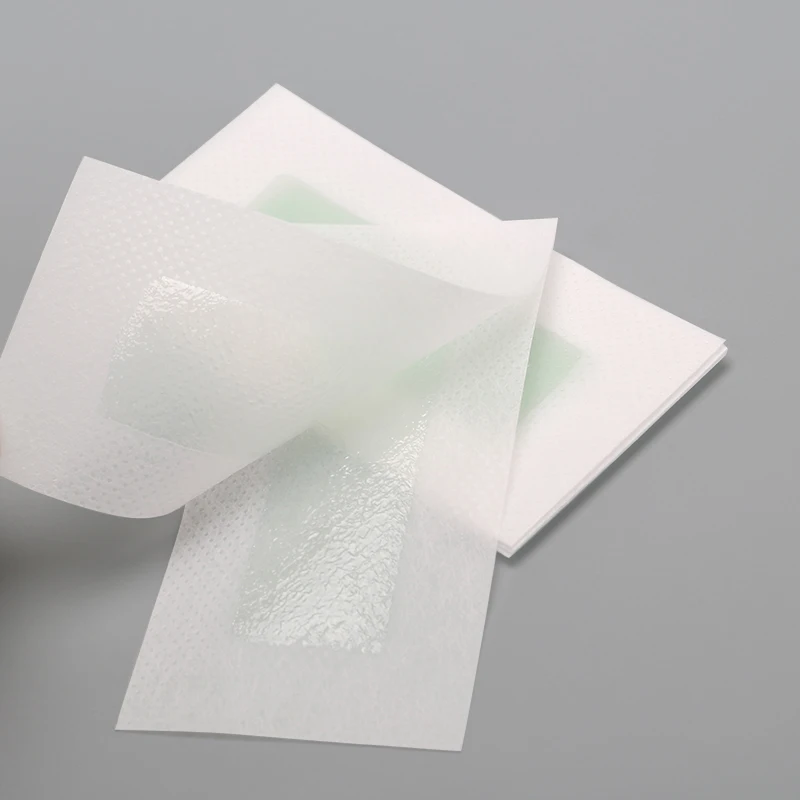 Double Sided 2 Strips Hair Removal Wax Strips Waxing Sticker For Lip Eyebrow Face Underarms