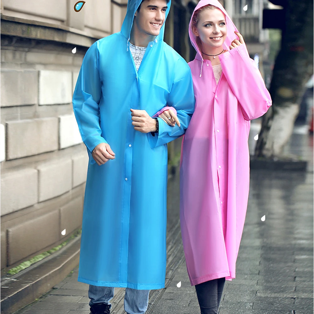 Manufacturers Raincoats EVA Long Waterproof Poncho Raincoat For Adults Men women raincoats Outdoor rain coat