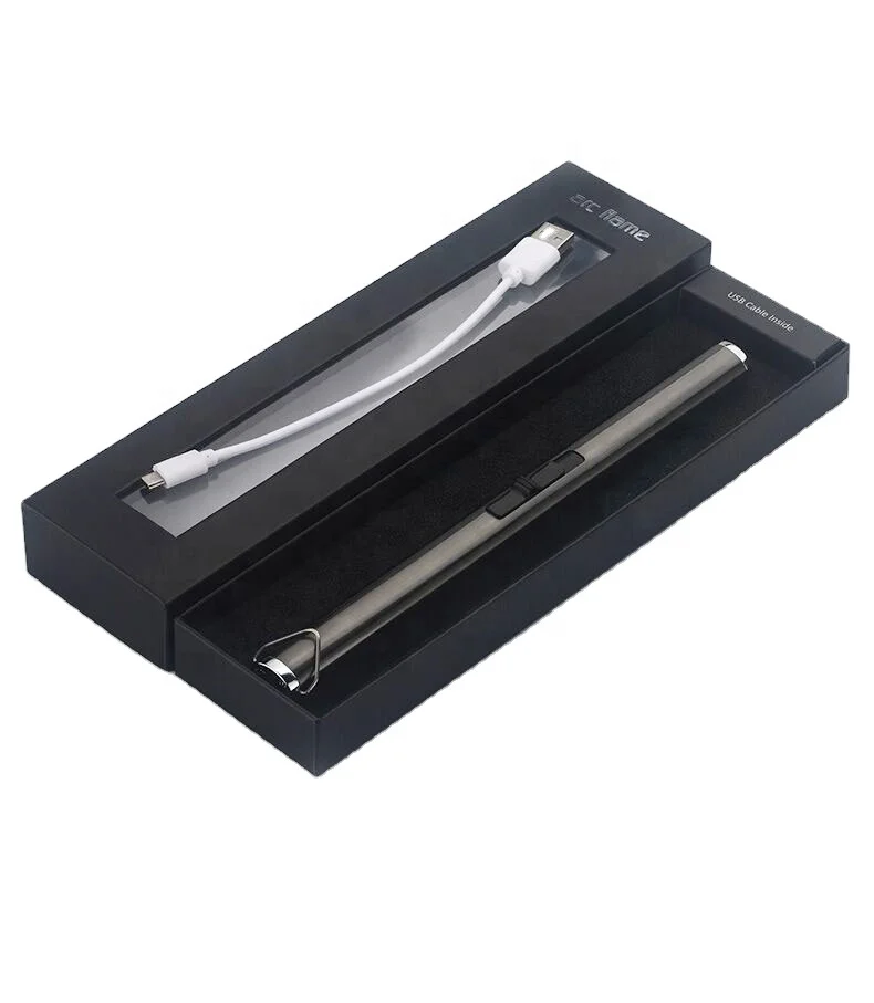USB Arc Lighter Rechargeable Electric Flameless Candle BBQ Gas Stove Ignition Gun Camping