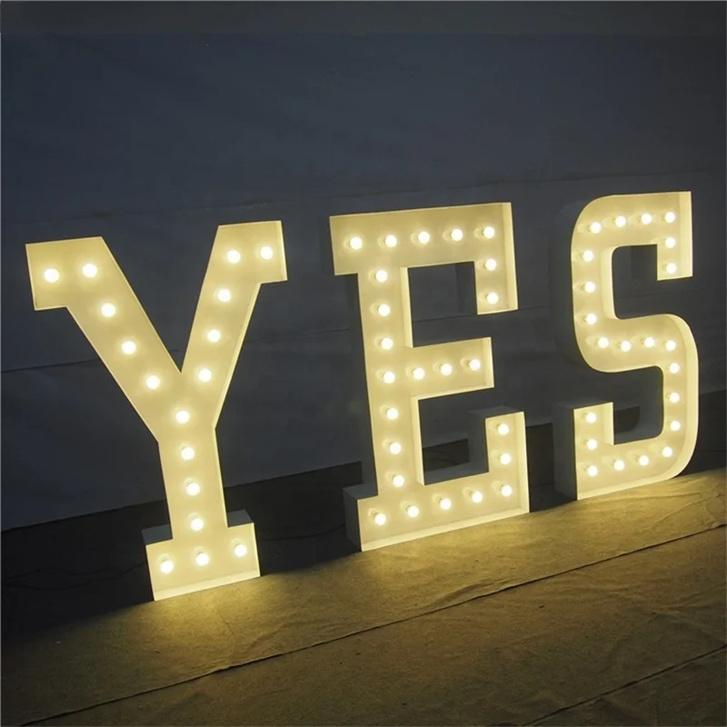 marquee light up letter led numbers 4ft mr and mr sign marry me large big wedding love giant light marquee letter