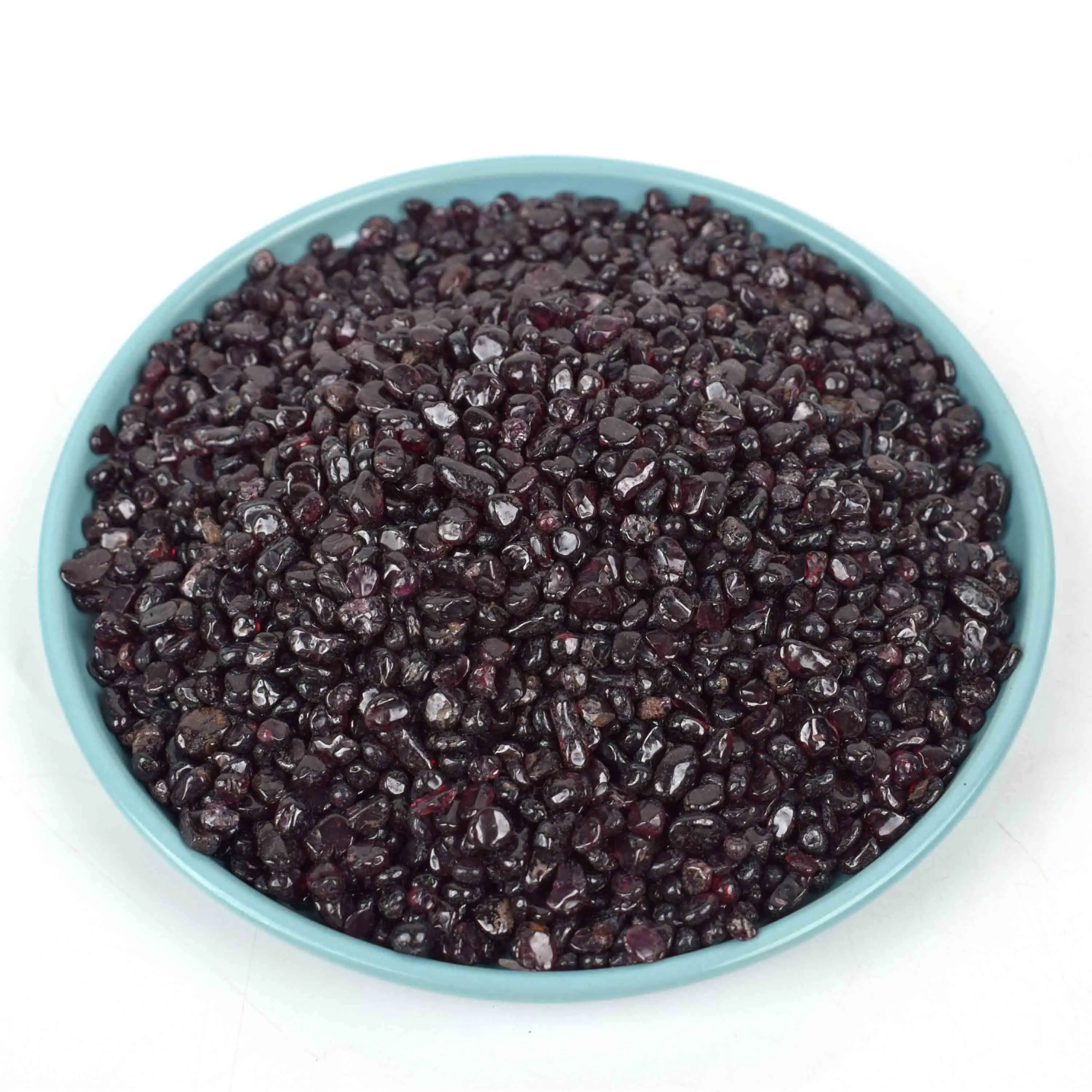 Wholesale Nature Crystal Gravel Garnet Chips Tumbled Stones For Fengshui