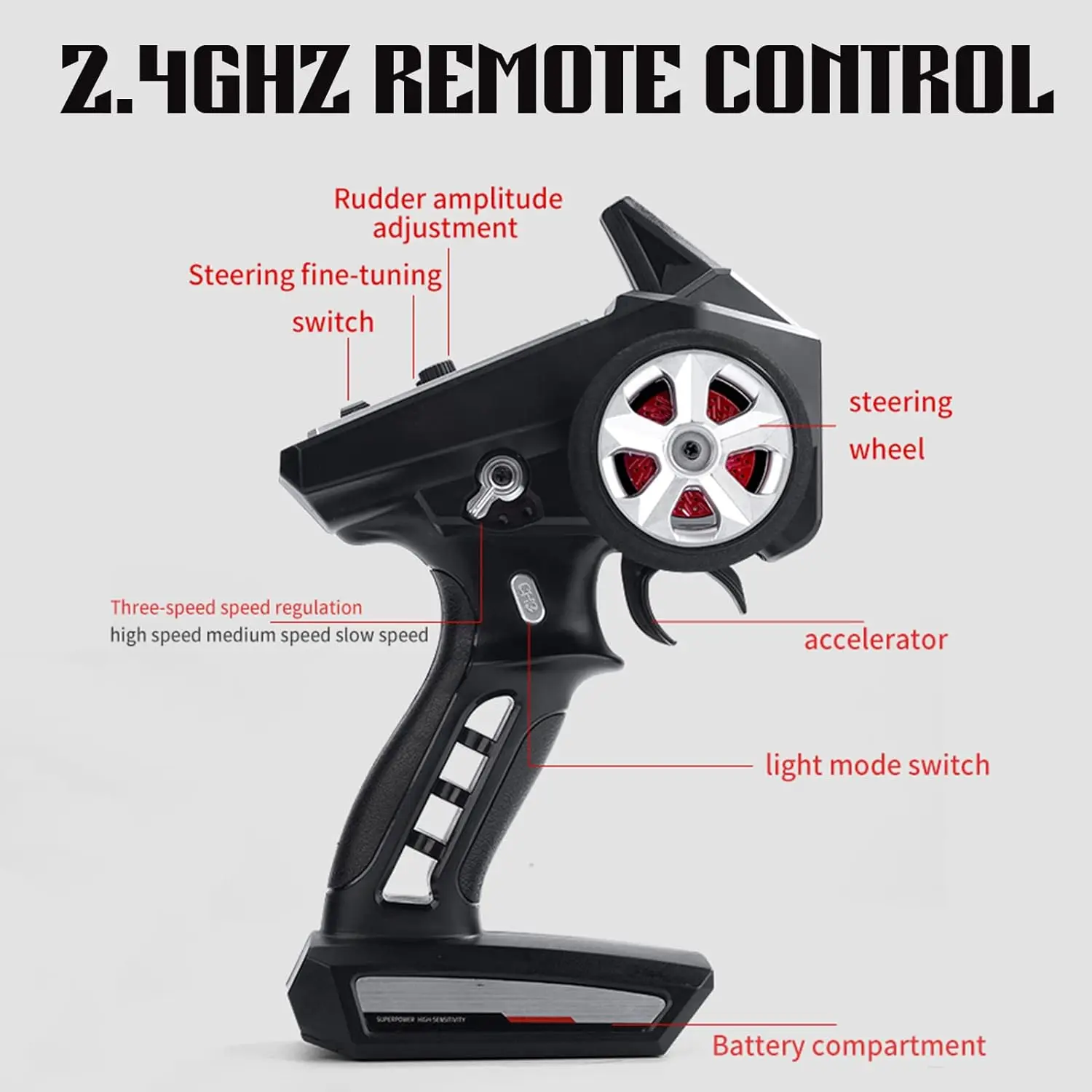 2025 NEW 1/16 4WD 2.4G Electric Remote Control Car 4*4 Classical Model Car 38KM High Speed RC Drift Car Perfect Gift for Adults