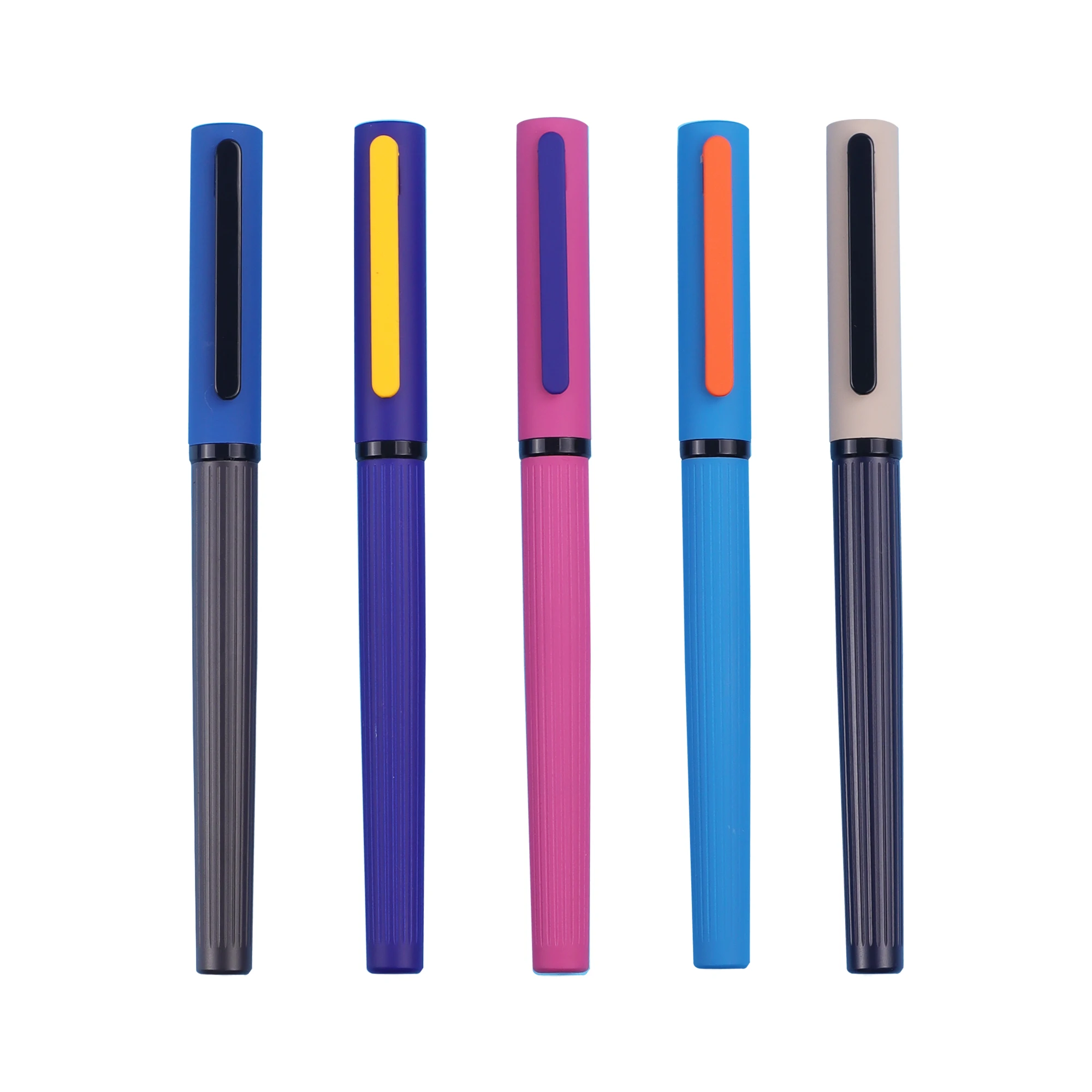 Luxury fountain pen set metal fountain ink pen no leakage smooth writing metal pen with custom logo