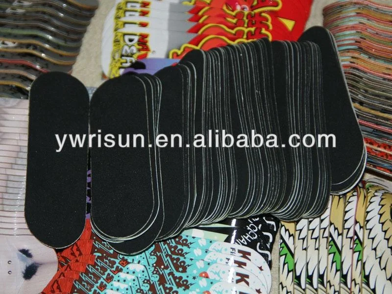 Waterproof rubber Custom Printed Fingerboard foam tape Longboard Scooter Skate Skateboard Griptape