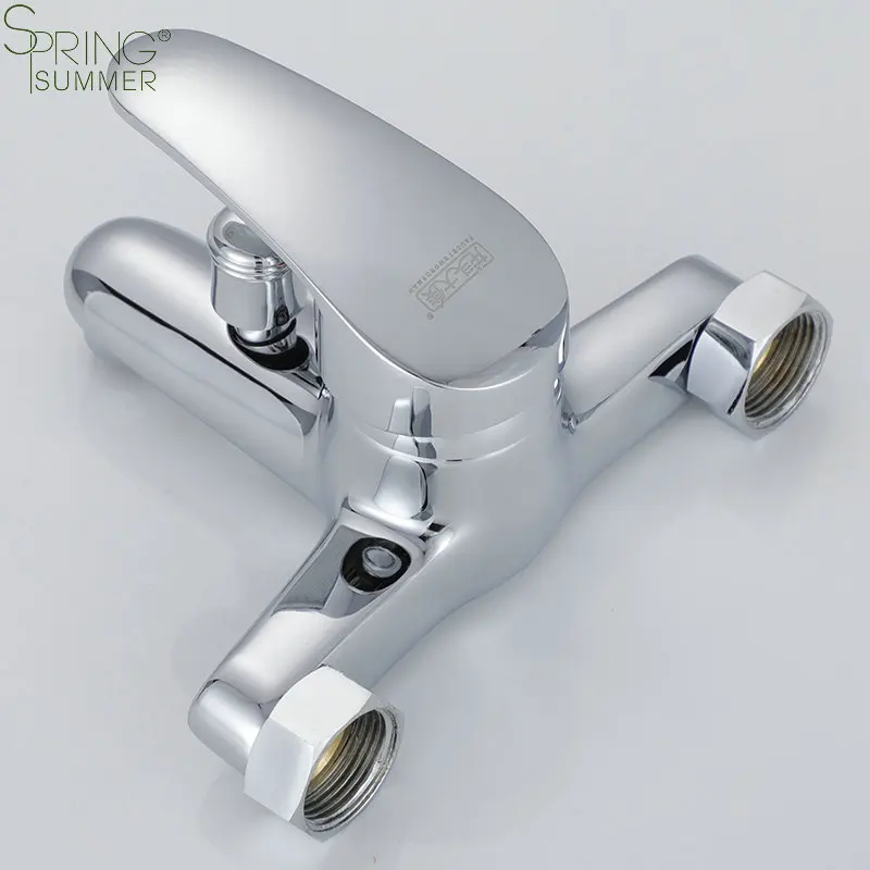 SPRING SUMMER Economic Bathroom Bath Mixer Tap With Shower Bath Shower Faucets