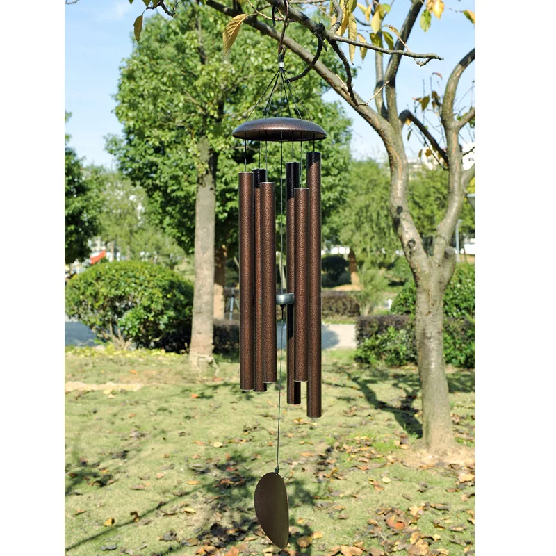 NatureMelody LNC Aluminum Tube Tuned Music Wind Chimes Hanging Ornament Windbell